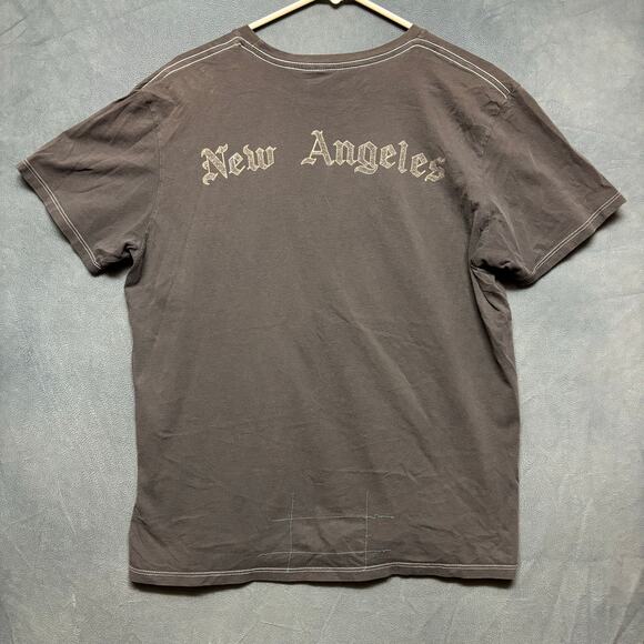 Coexist New Angeles Shirt Grunge Faded Skater Streetwear Comfy Cozy Made in USA - Picture 2 of 10